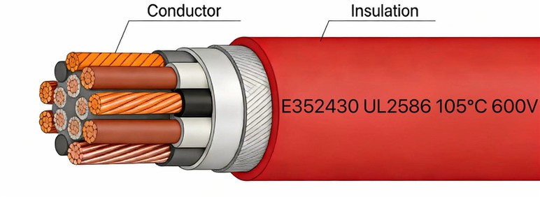 UL2586 Shielded Control Cable UL2586 Shielded Control Cable